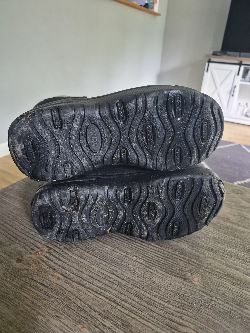 Kids Black Waterproof Pull-On Boots